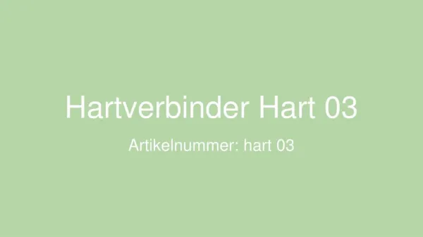 Hartverbinder Hart 03 - Dames Ketting Hanger