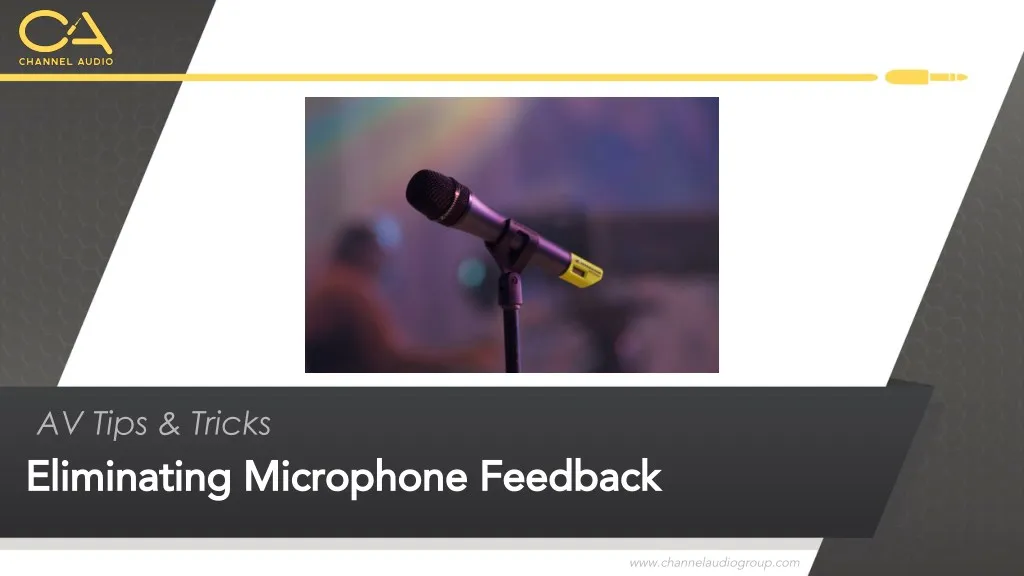 eliminating microphone feedback eliminating