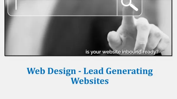 Web Design - Lead Generating Websites