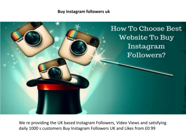 buy instagram followers uk