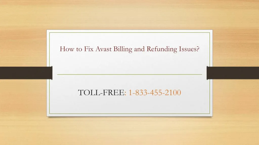 how to fix avast billing and refunding issues