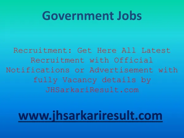 government jobs