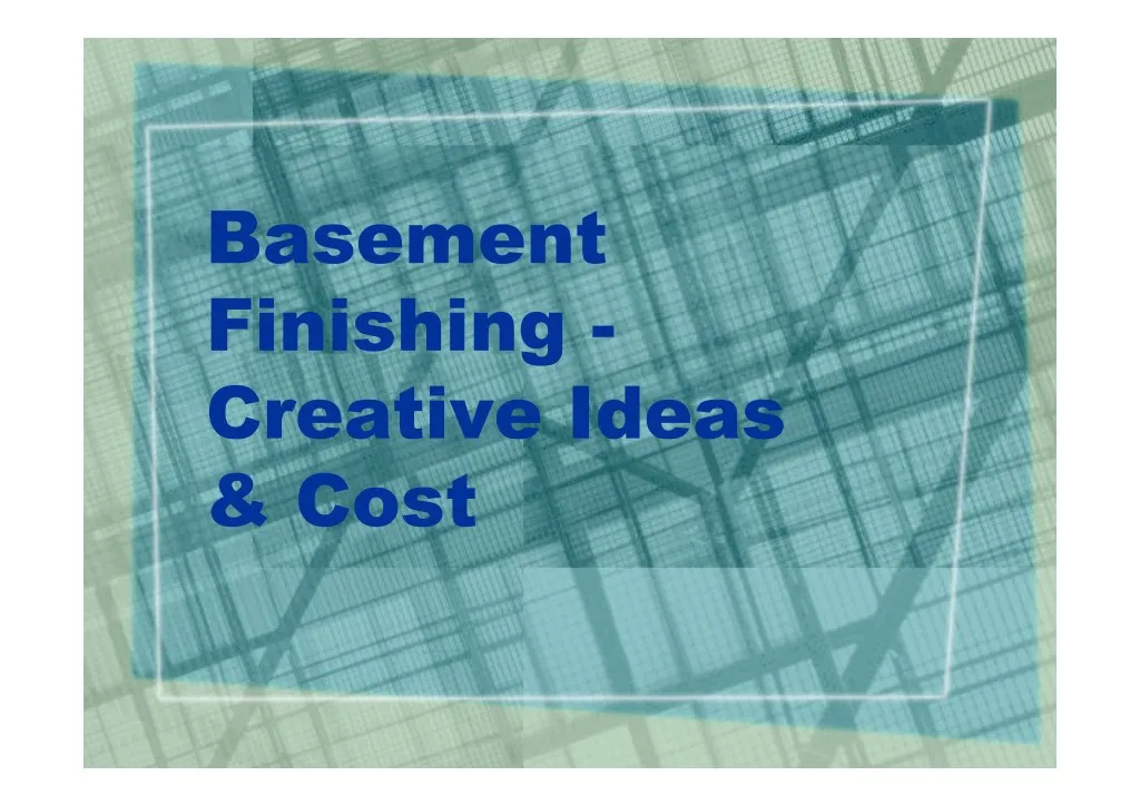 basement finishing creative ideas cost