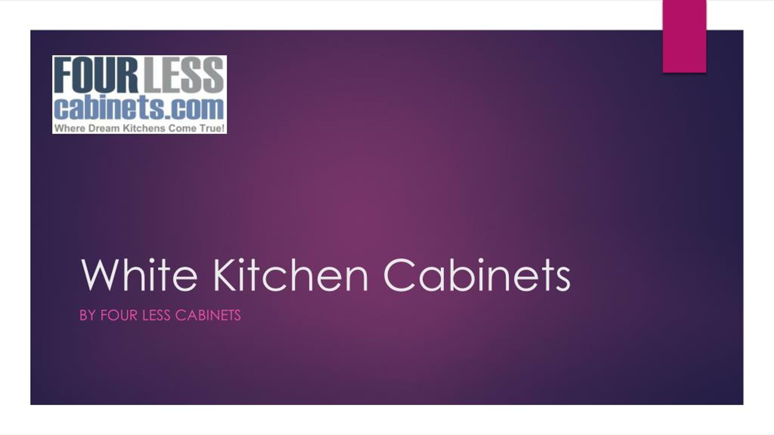 PPT - White Kitchen Cabinets PowerPoint Presentation, free download ...