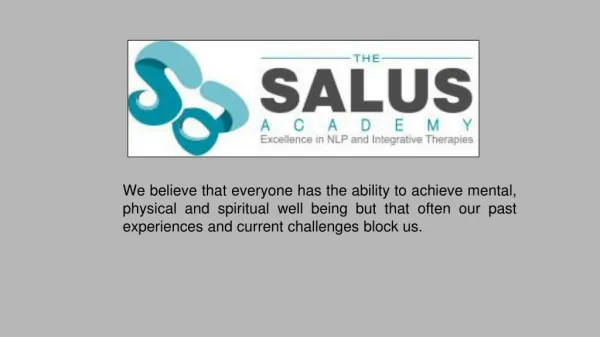 Hypnotherapy Training London - Salus Academy