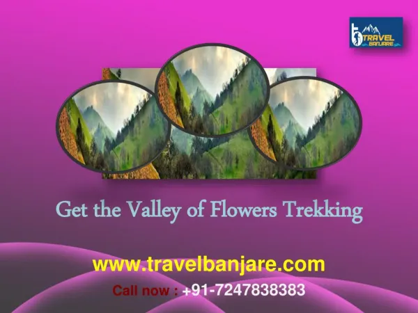 Get the Valley of Flowers Trekking-Travel Banjare