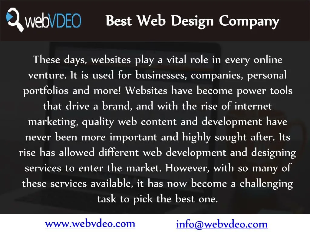 best web design company