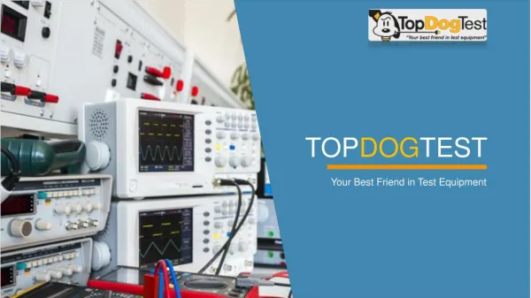 Topdogtest electronic test equipment