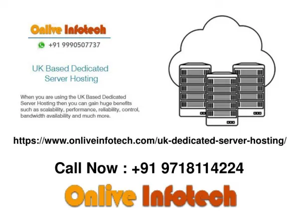 Onlive Infotech – UK Dedicated Server Plans with Latest Features