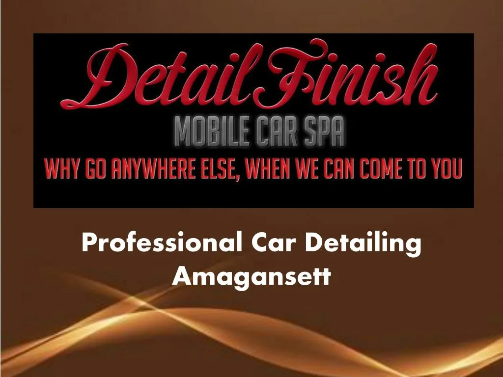 professional car detailing amagansett