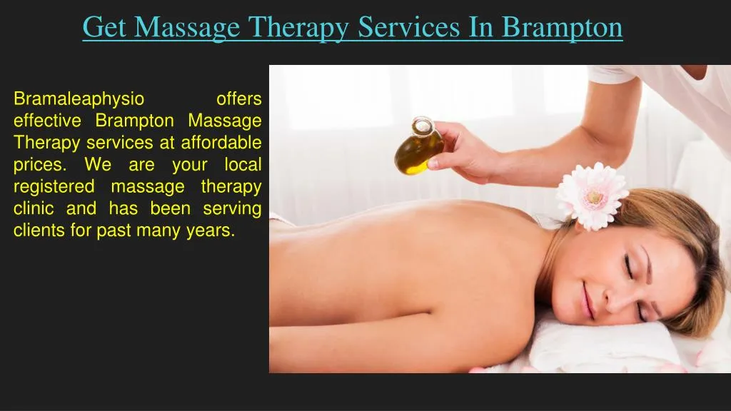 get massage therapy services in brampton