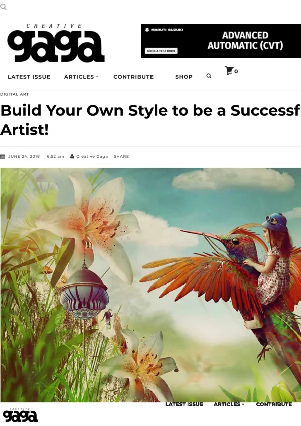 Build Your Own Style to be a Successful Digital Artist!