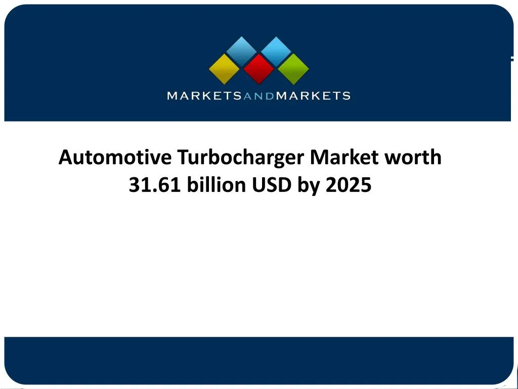 automotive turbocharger market worth