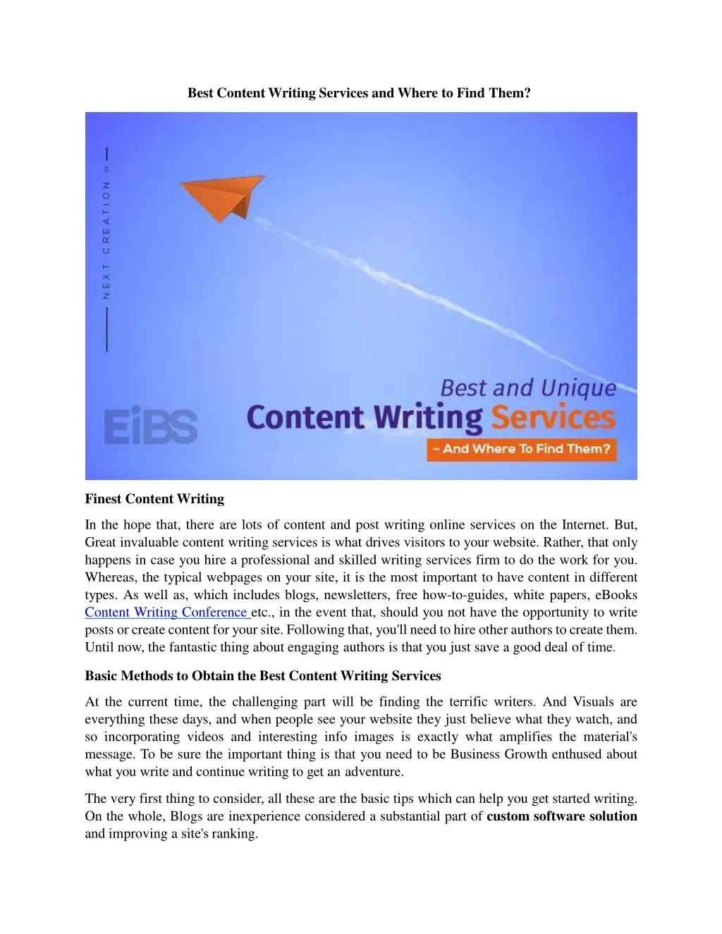 best content writing services and where to find