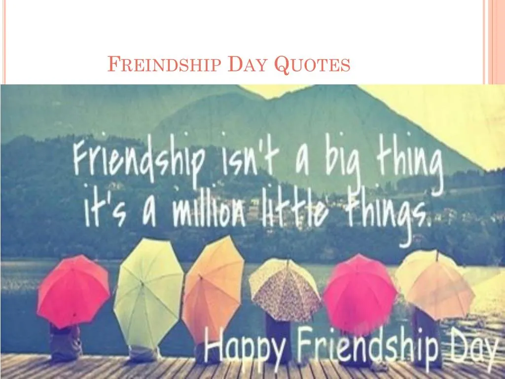 freindship day quotes