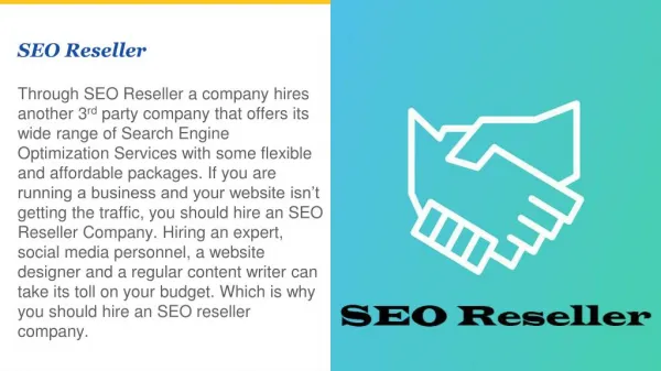 What are the benefits of SEO Reseller Services