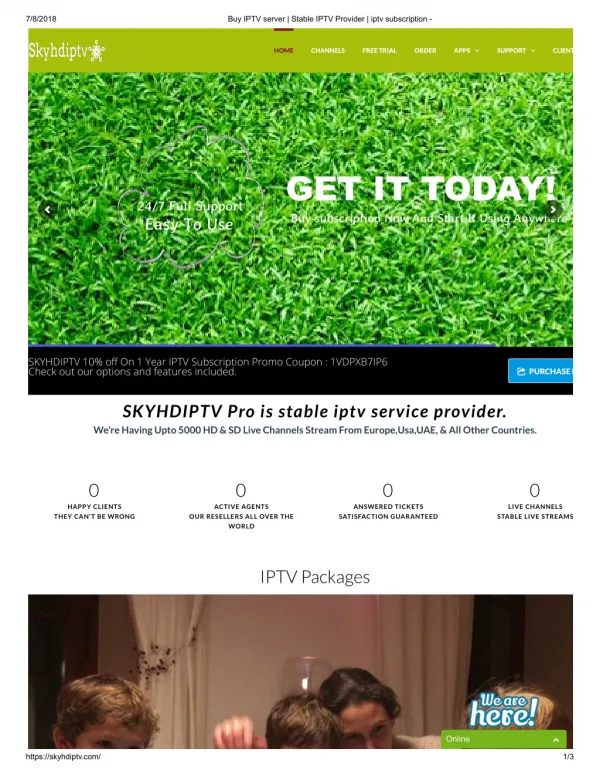 Buy IPTV server | Stable IPTV Provider | iptv subscription