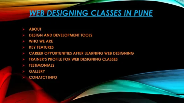 Best Web Designing Courses-Classes-Institutes in Pune | Web Development