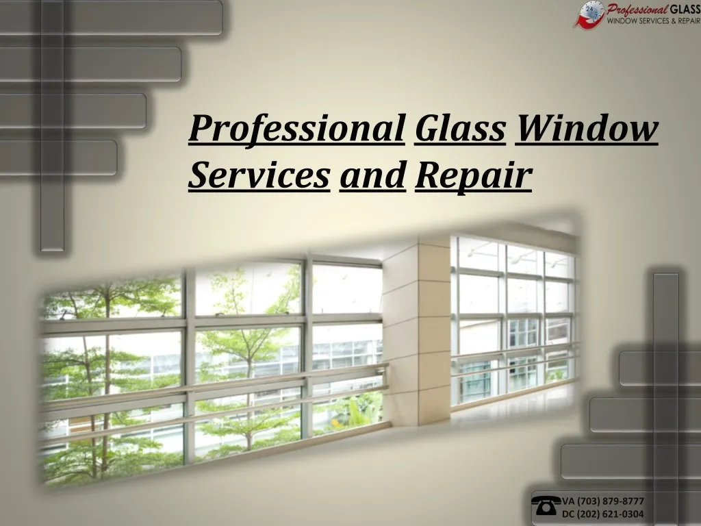 professional glass window services and repair