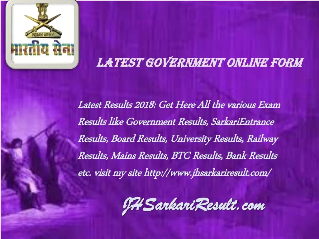 latest government online form