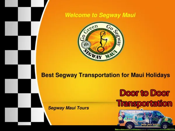 Best Segway Transportation for Maui Holidays