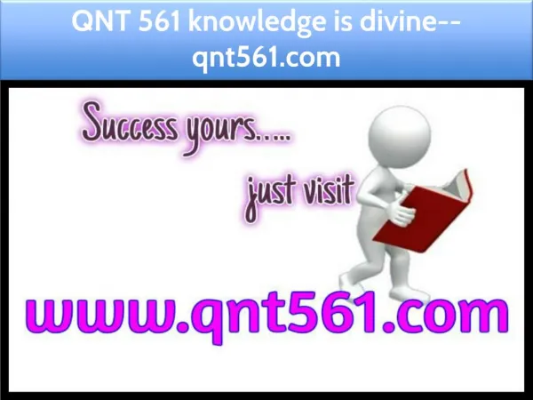 QNT 561 knowledge is divine--qnt561.com