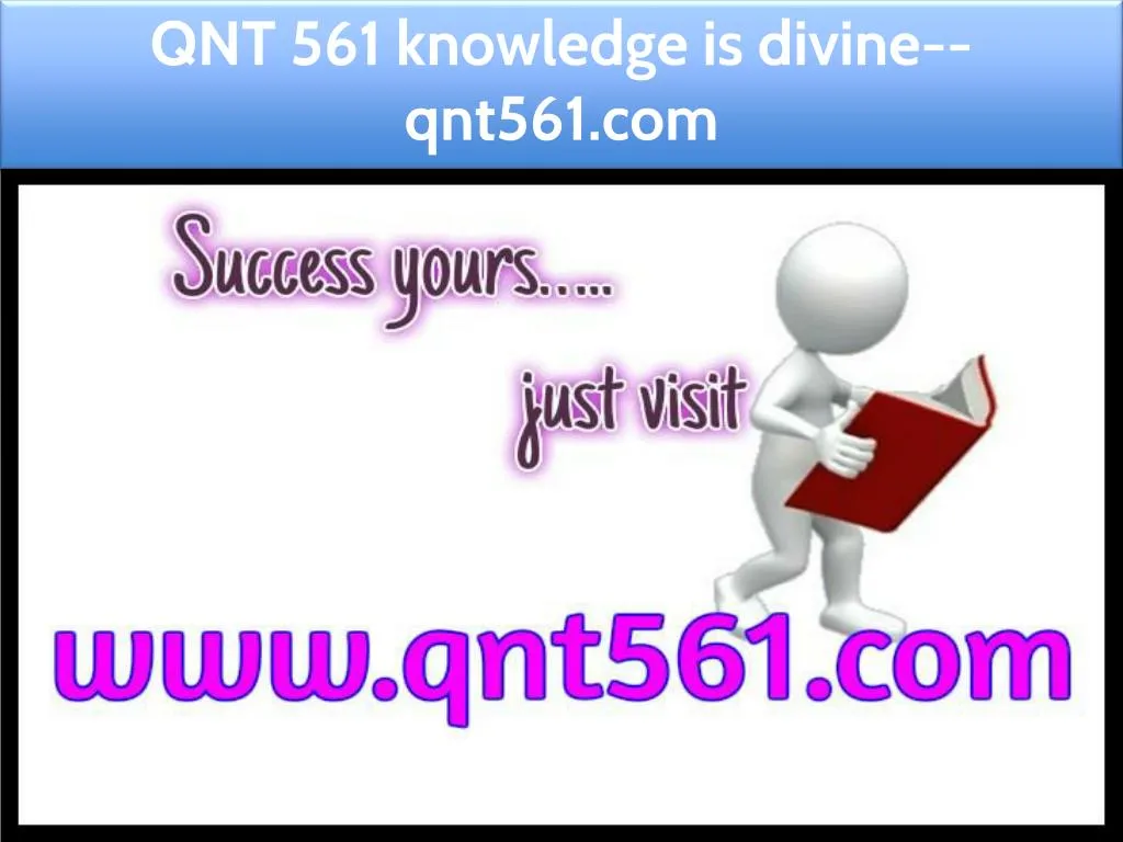 qnt 561 knowledge is divine qnt561 com