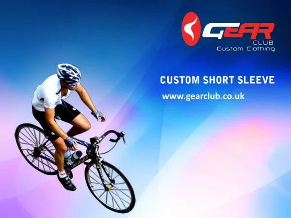 Custom Short Sleeve at Best Prices | Gearclub.co.uk