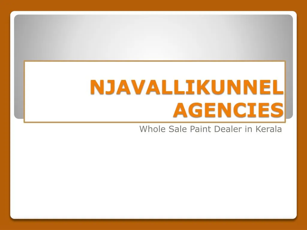 njavallikunnel agencies