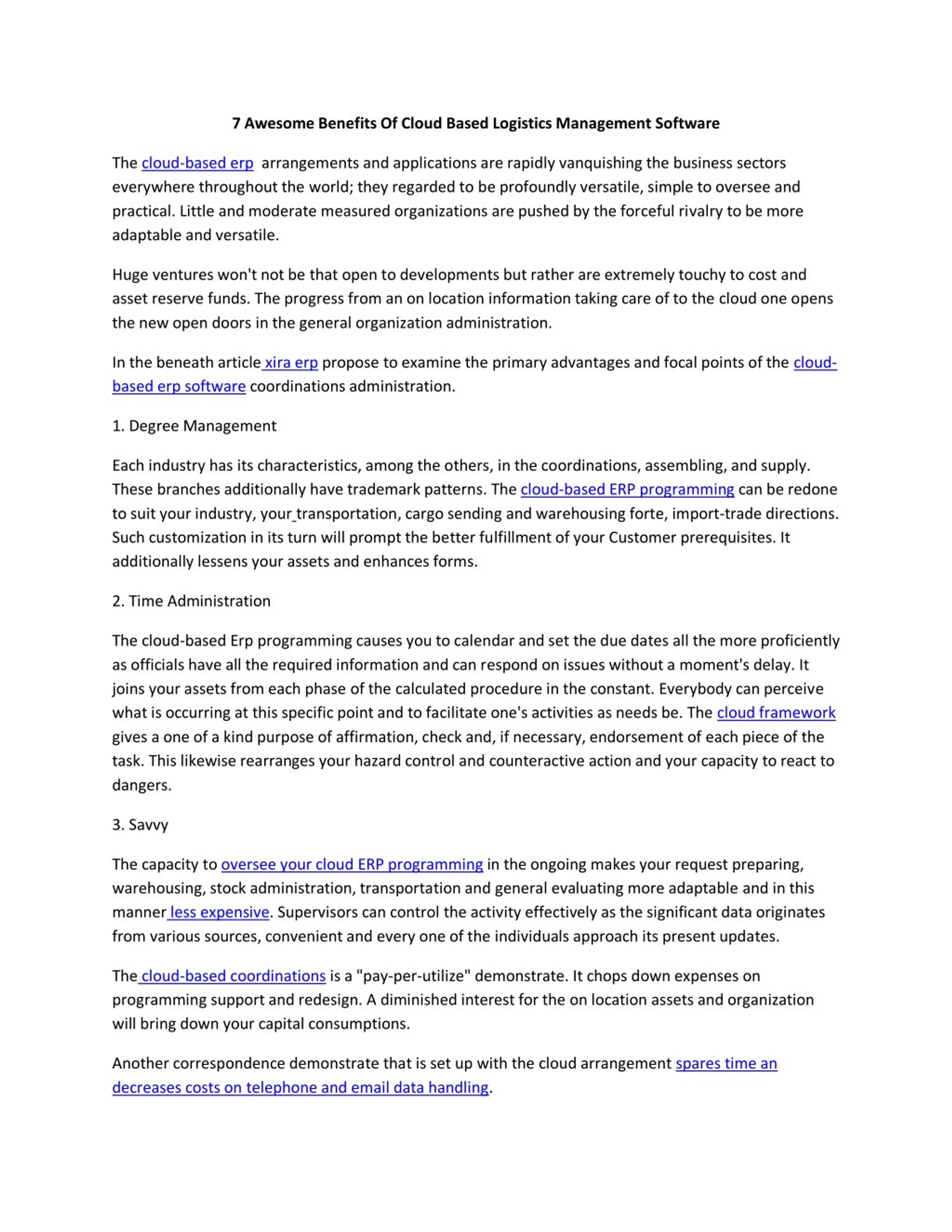 PPT - Cloud Based Logistics Process System ERP System PowerPoint ...