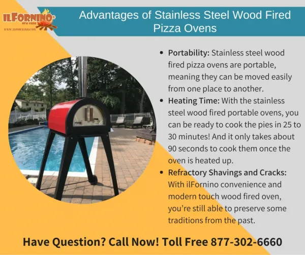 Advantages of Stainless Steel Wood Fired Pizza Ovens