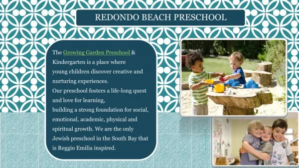 Hermosa Beach preschool|El Segundo preschool