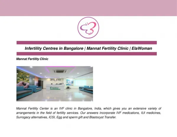 Infertility Centres in Bangalore | Mannat Fertility Clinic | ElaWoman