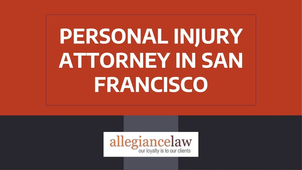 personal injury attorney in san francisco