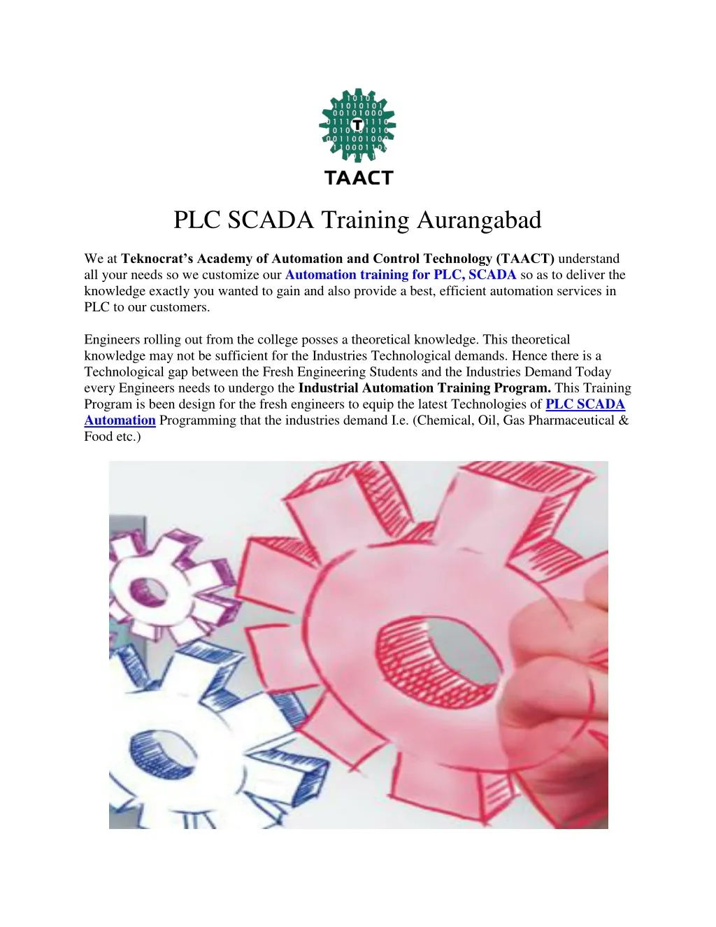 plc scada training aurangabad