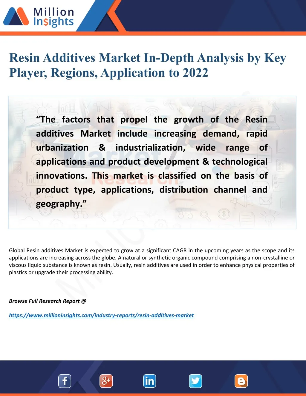resin additives market in depth analysis