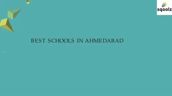 Best schools in Ahmedabad