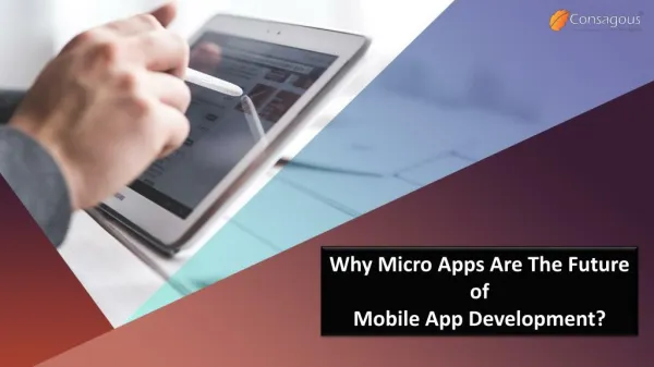 Why Micro Apps Are The Future of Mobile App Development?