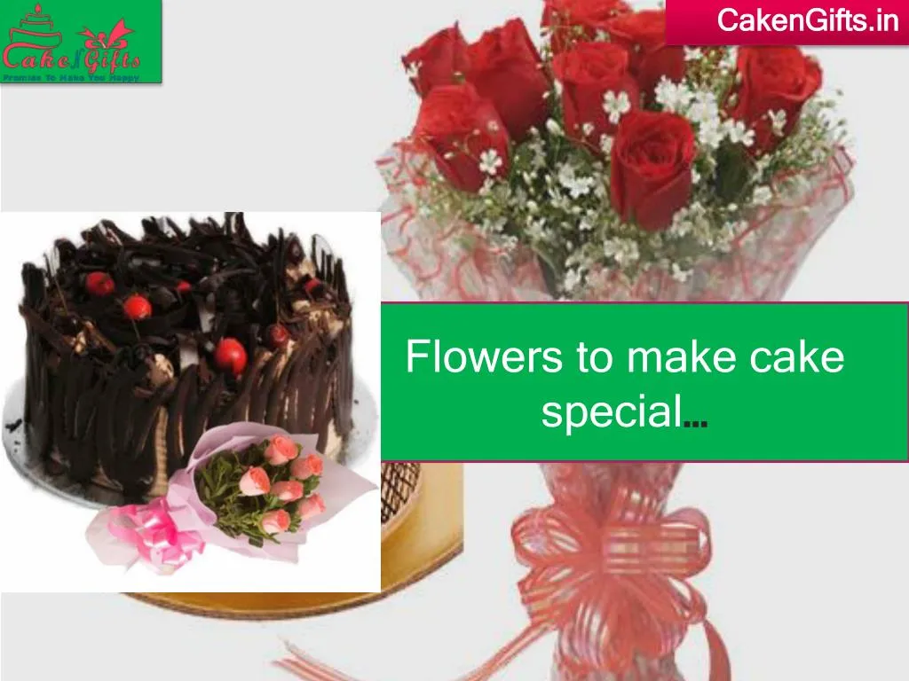 flowers to make cake special