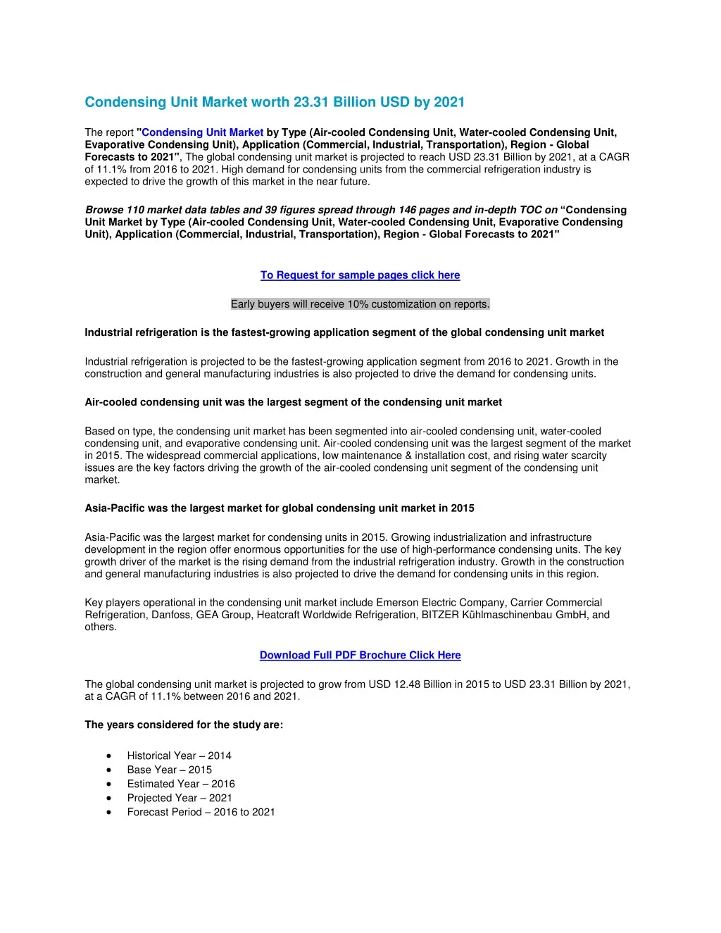 condensing unit market worth 23 31 billion