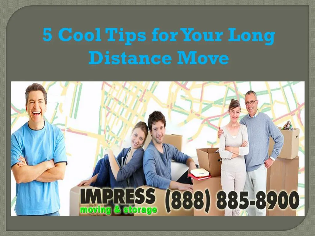 5 cool tips for your long distance move