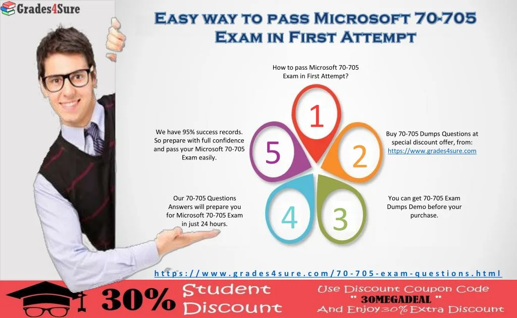 how to pass microsoft 70 705 exam in first attempt