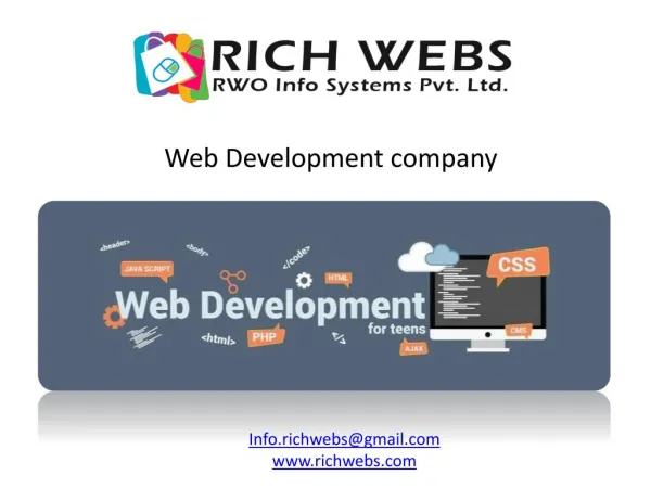 Web development company in Bangalore