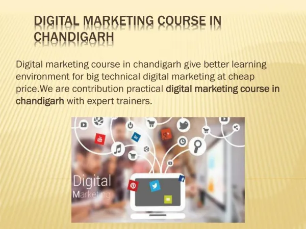 digital marketing course in chandigarh