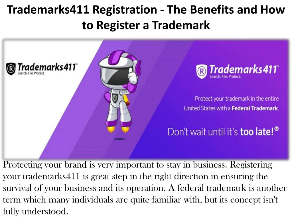 trademarks411 registration the benefits