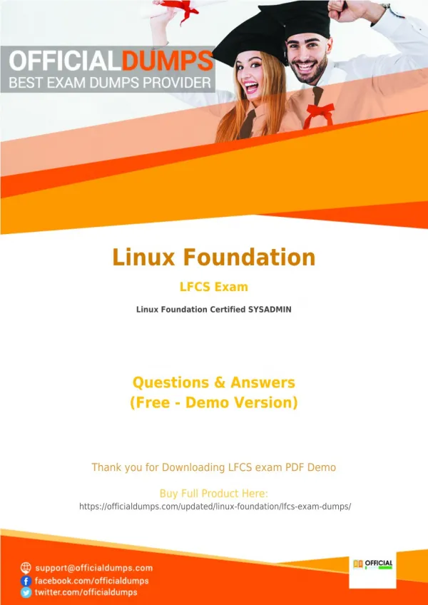 LFCS Dumps - Affordable Linux Foundation LFCS Exam Questions - 100% Passing Guarantee