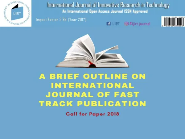 Innovative research journal in India