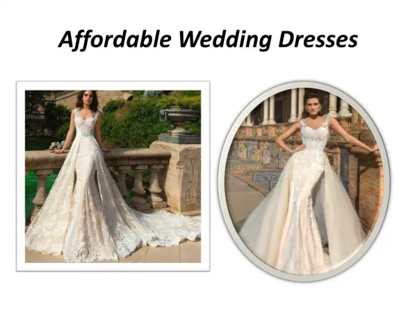 Affordable Wedding Dresses