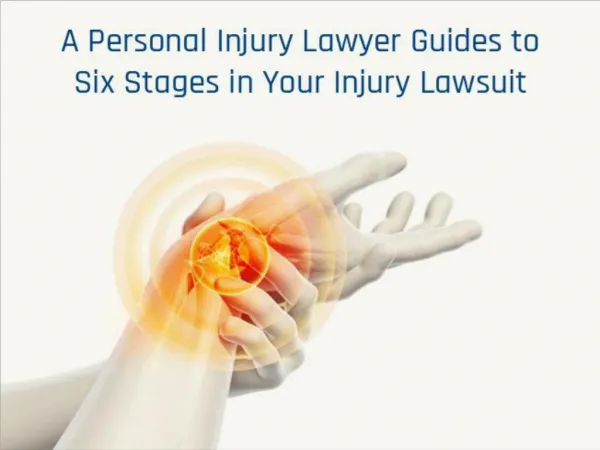 A Personal Injury Lawyer Guides to Six Stages in Your Injury Lawsuit