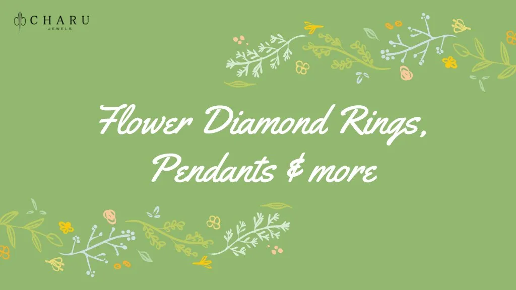 flower diamond rings pendants more